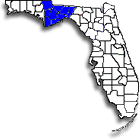 Florida golf course map for zone 12